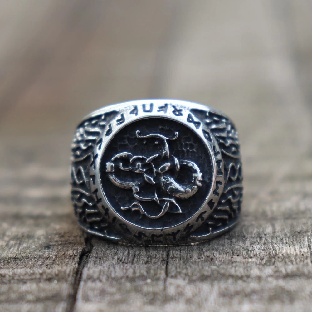 Rune Ring Domineering Men's Ring