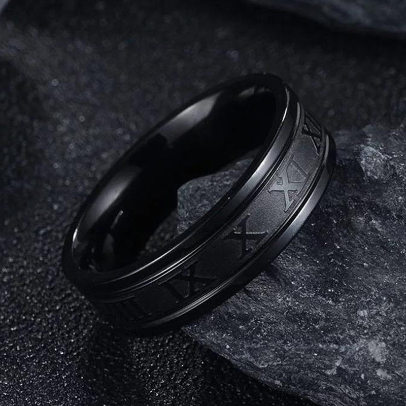 Stainless Steel Ring Personality Men's Fashion Titanium Steel Jewelry