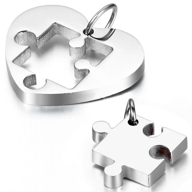 Love Pendant Necklace Couple Jewelry