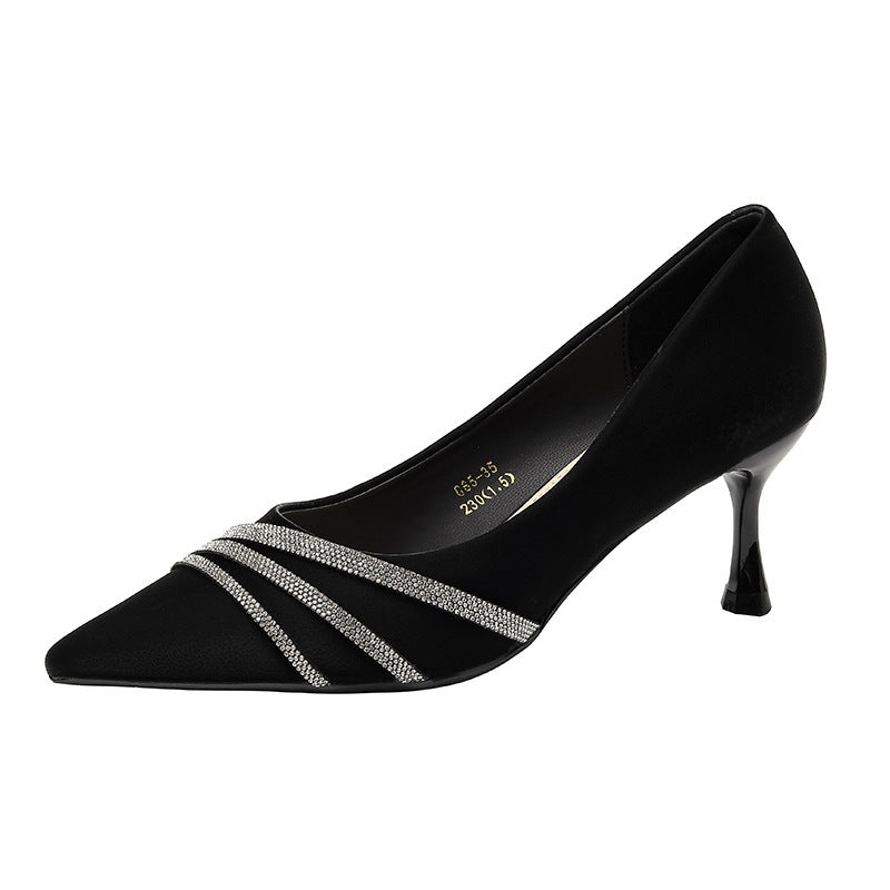 Pointed Stiletto Heel Classy Shoes Women